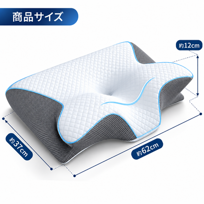 KIREVO ネックフィットピロー™｜人間工学設計メモリーフォーム枕