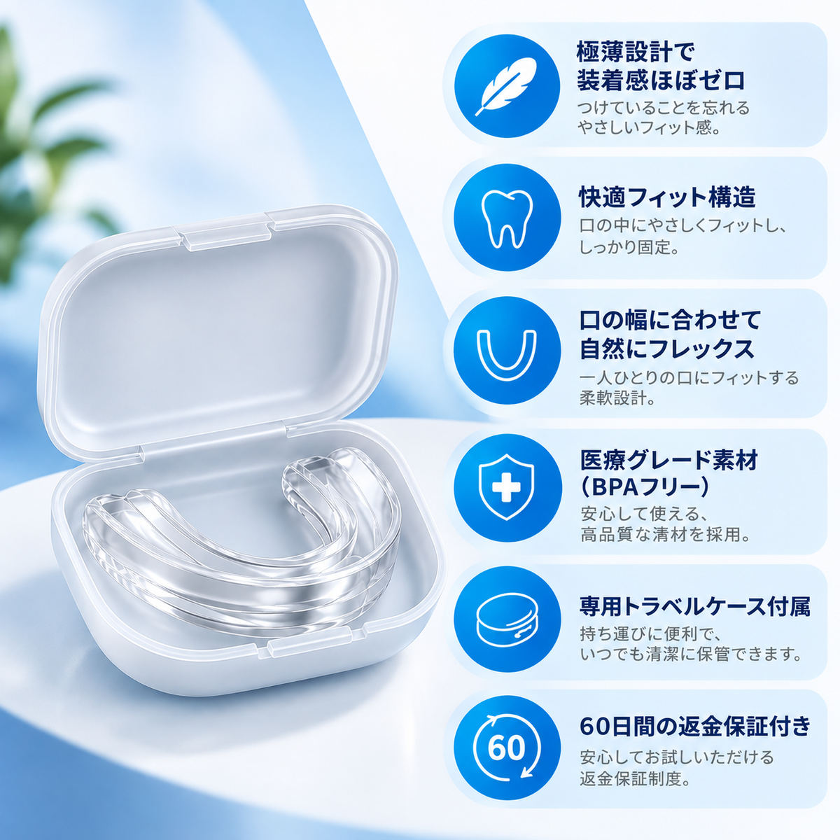 KIREVO NEMURI™ いびきケアマウスピース